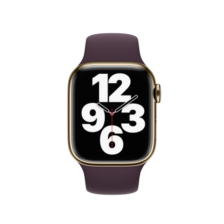 Apple Watch Series 7 45mm LTE Gold Stainless Steel/Dark Cherry Sport Band